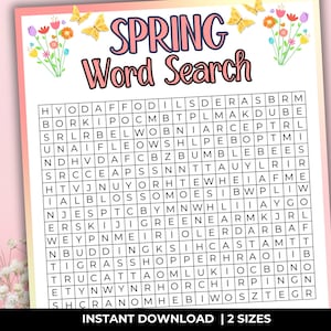 Spring games seniors, Senior word search, Spring quiz, Garden party games, Spring party game, Games for adults, Fun spring games