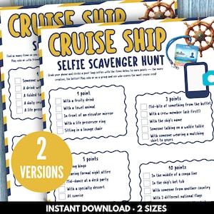 Cruise photo scavenger hunt, Cruise activities, Cruise ship scavenger hunt, Cruise party game printable, Kids cruise ship scavenger hunts