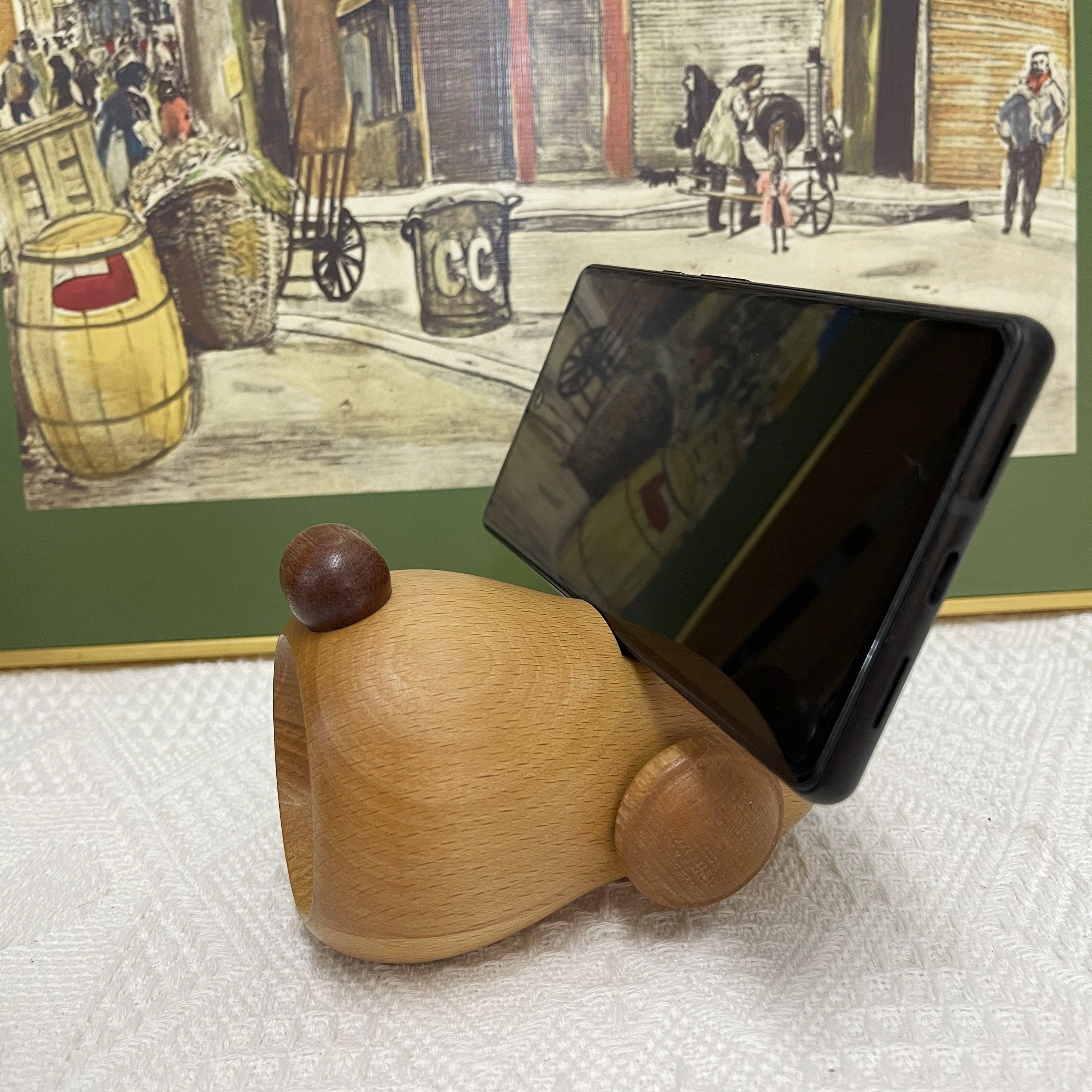 Handmade Wooden Rabbit Shape Bluetooth Speaker, Wood Animal Figurine ...