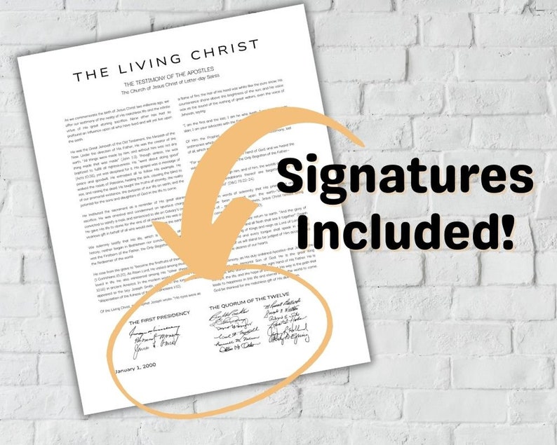 LDS Proclamation Wall Art Bundle: Family, Christ, Restoration (digital ...