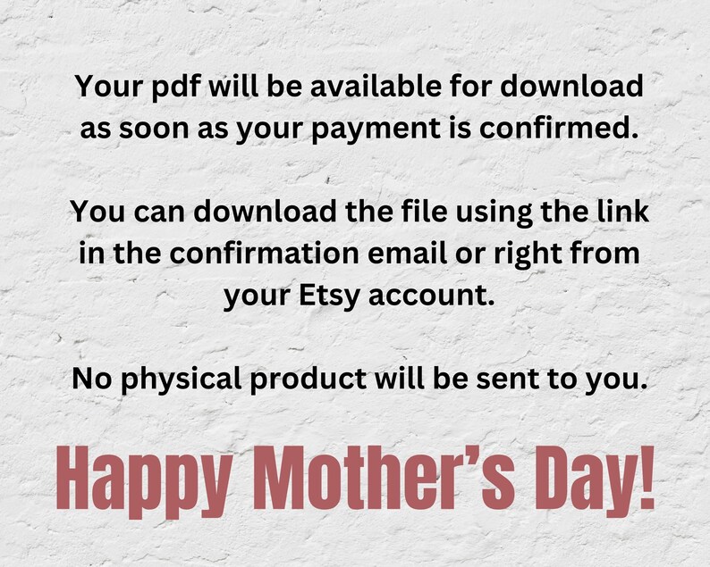Gift Card Book for Mom Printable, Download Gift for Mom From Kids ...