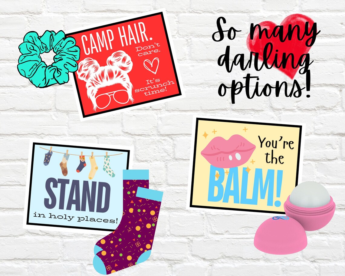 LDS Young Women, Girls Camp Handout, Pillow Treat Tags, Tuck in Treat ...