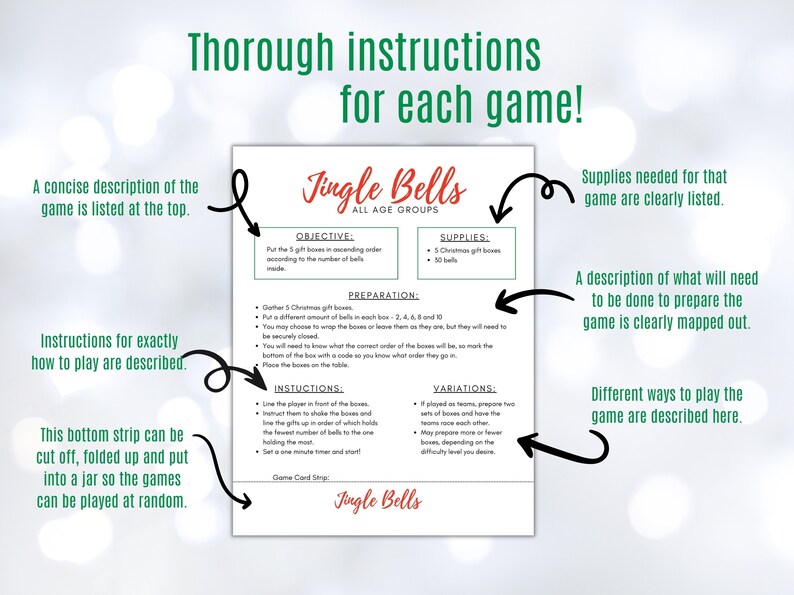 Christmas Minute to Win Games, Printable Christmas Party Games ...