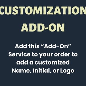 Customization Add On