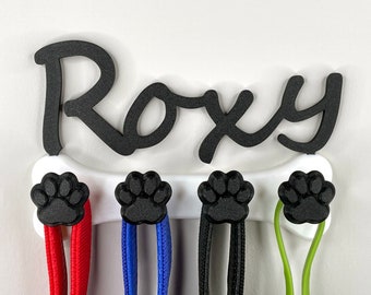 Pawsome Personalized Dog Leash Hanger: Eco-Friendly, Customizable, and Perfect for Pet Lovers!