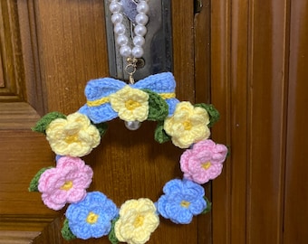 Handwoven Beautiful Flower Hand Loop Knitting