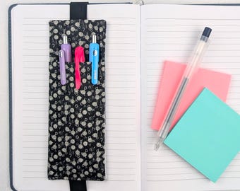 Pen Holder Bookmark for SLPs, Pencil Case for Notebook Journal Planner, Speech Therapist Appreciation Gift