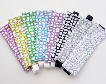 Pen Holder Bookmark // Custom SLP Fabric // Gift for SLPs and CFs // Speech Therapy Accessories