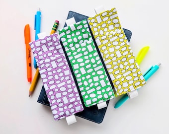 Pen Holder Bookmark for SLPs Pencil Case for Notebook Journal Planner Speech Therapist Appreciation Gift