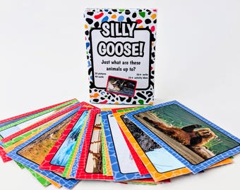 Silly Goose! Animal Cards, Educational Game, For Speech Therapy and Beyond!