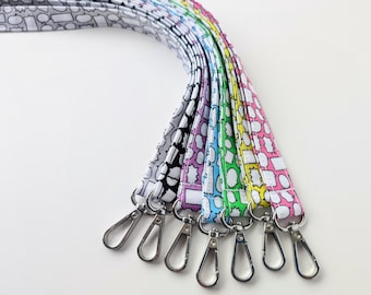SLP Lanyard | Gift for Speech Therapist, CF, or Student | Speech Language Pathologist Accessory | ID Badge Holder