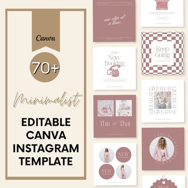 40 Editable Canva LTK Instagram Template LTK Template Gift Guide Template LTK Fashion Template Social Media Template Ltk Canva Template