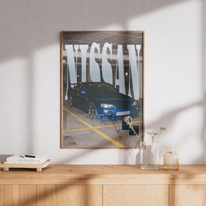 Scania Skyline R34 Auto Poster - JDM Poster - Blaue Wandkunst - Digitaler Download für Autobegeisterte - JDM Automobiles Dekor - Modernes Haus drucken