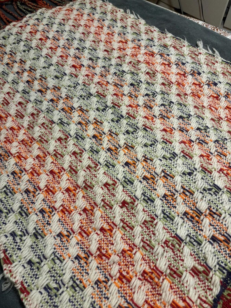 HandwovenByDina Wool/Mohair Throw - Thumbnail 2