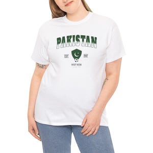 Pakistan Flag T-Shirt, Tee for Tourists, Football Fans, Students Pakistan Lovers | Patriotic Shirt for Festivals, Birthdays, Diaspora Events