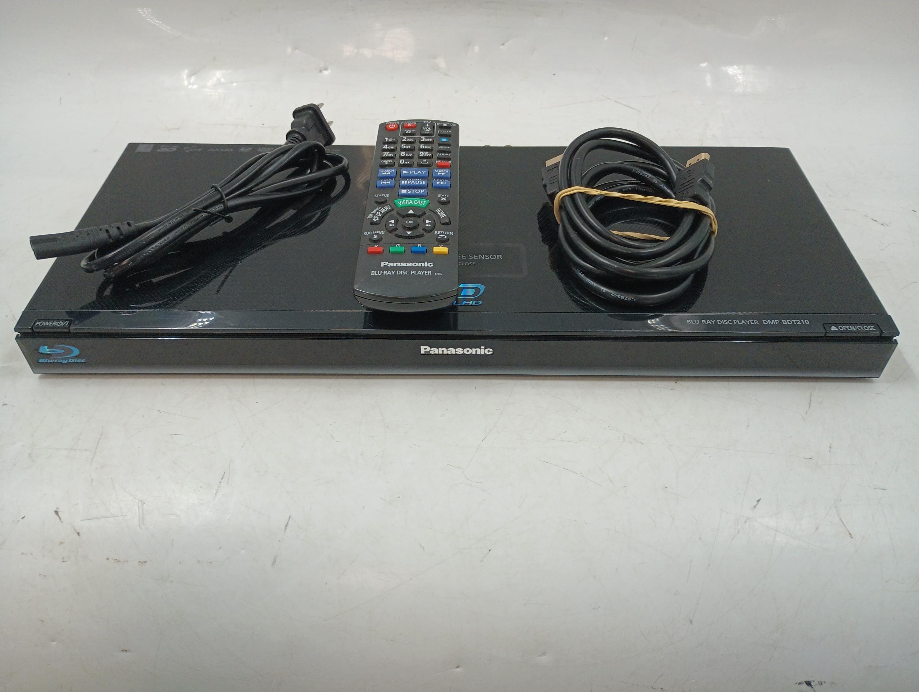 Panasonic DMP-BDT710ブルーレイレコーダー Panasonic DMP-BDT210 Blu-ray Player Tested, With Remote and HDMI