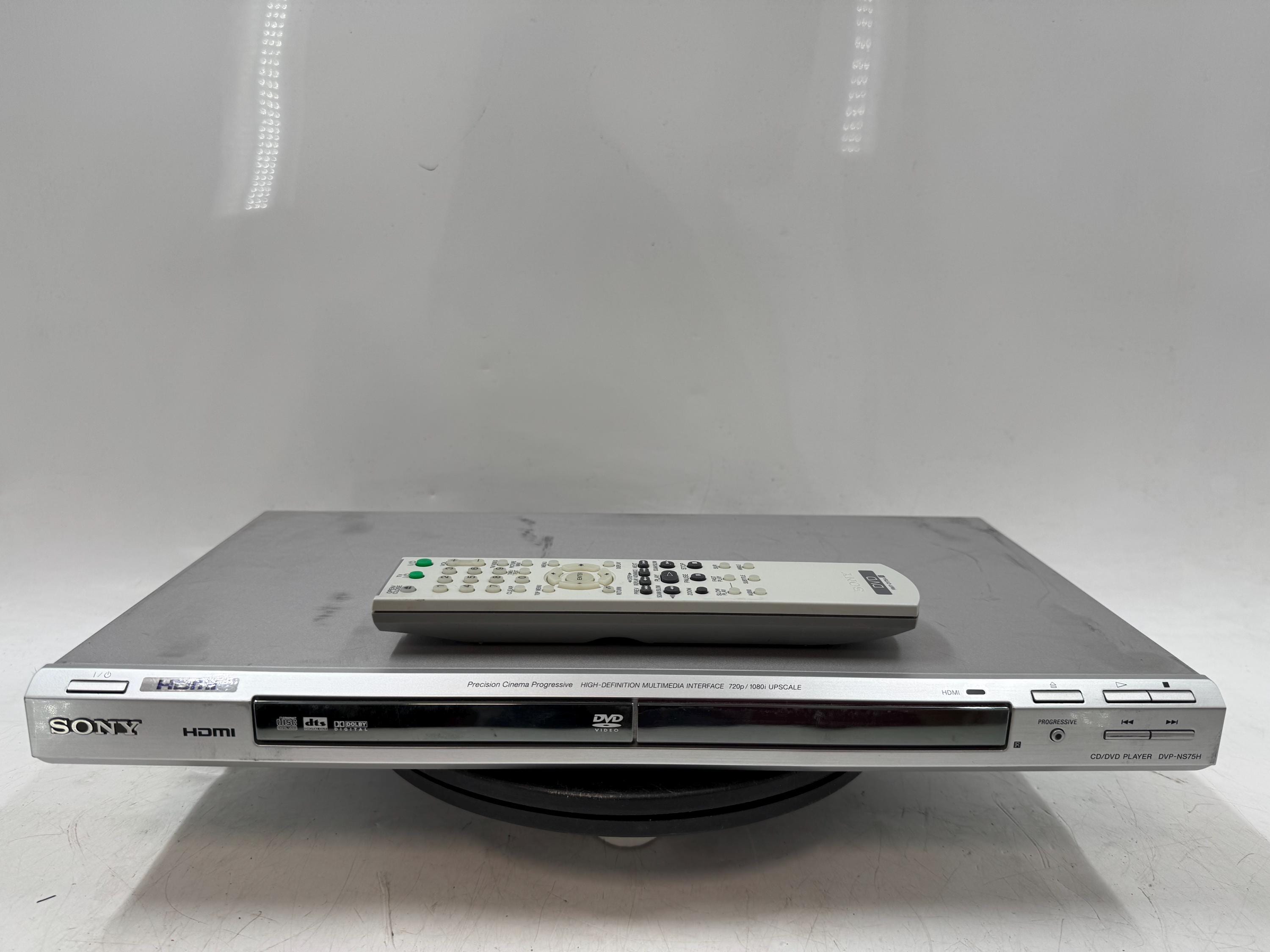 Sony DVP-NS75H DVD Player 720p / 1080i Upscale W/remote - Tested