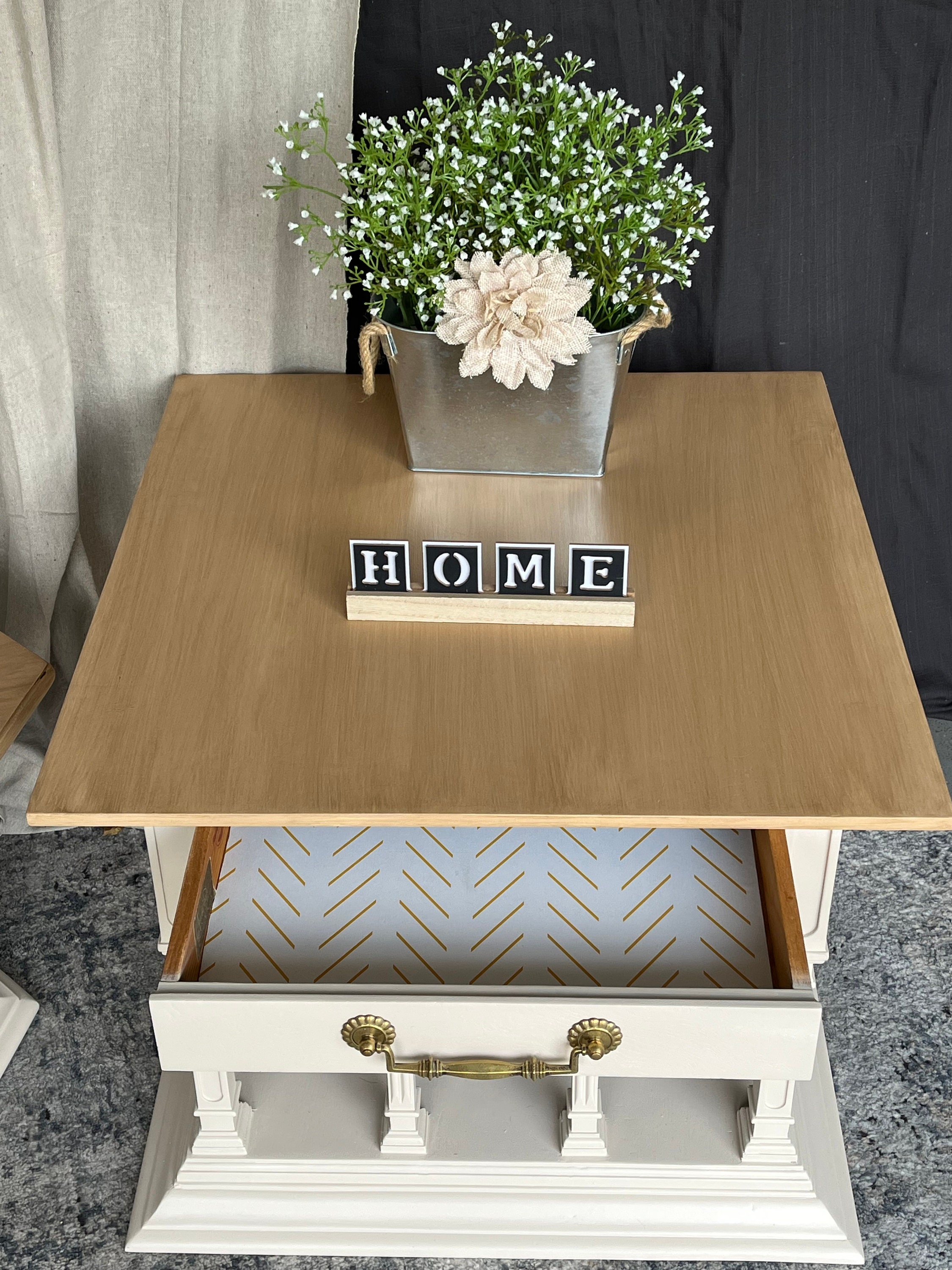 Stunning 1969 Vintage End Tables Etsy