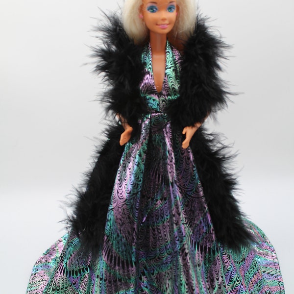 Barbie evening gown and stole