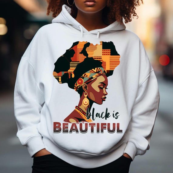 Black Queen Lightweight Hooded Sweatshirt - African Culture Kwanzaa Christmas Birthday Gift, Black Empowerment BLM