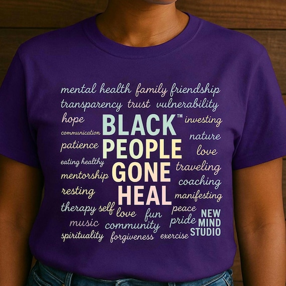Empowering Black Culture Tee: Mental Health Awareness Shirt
