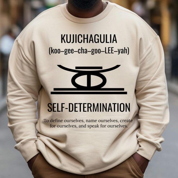 Kwanzaa Sweatshirt, Black Power African Pride Holiday Celebration Jumper, Unisex