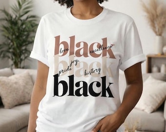 Koszulka z grafiką Black Pride | Koszulka Afrocentric Empowerment