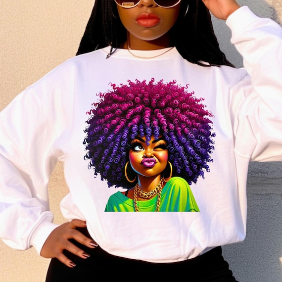 Afrocentric Vibes Sweatshirt, Black History Month Gift, Cozy Crewneck, African American Art, Casual Fashion