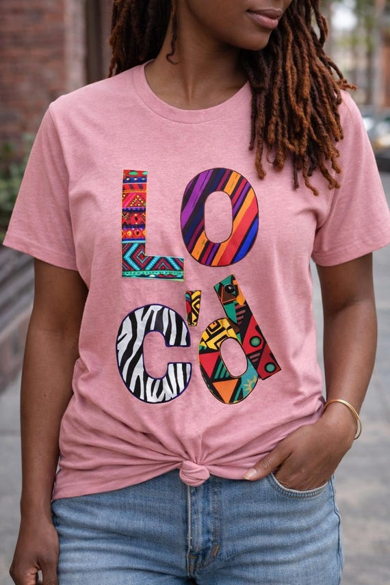 Loc'd T-Shirt: Afrocentric Urban Fashion, Natural Hair Gift