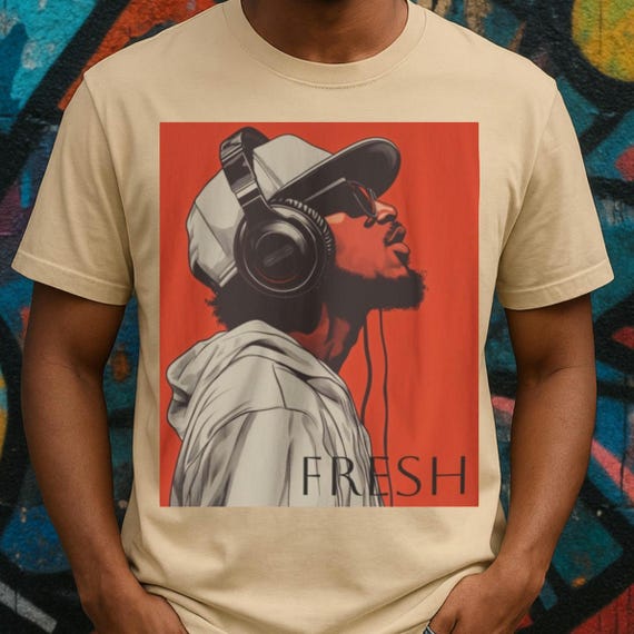 Urban Vibe Short Sleeve Tee, Hip Hop Tee, Music Lover T-Shirt, Street Style Fashion, Unisex Graphic Tee, Cool Casual Wear