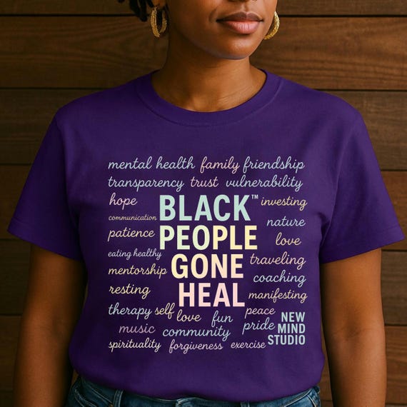 Empowering Black Culture Tee: Mental Health Awareness Shirt