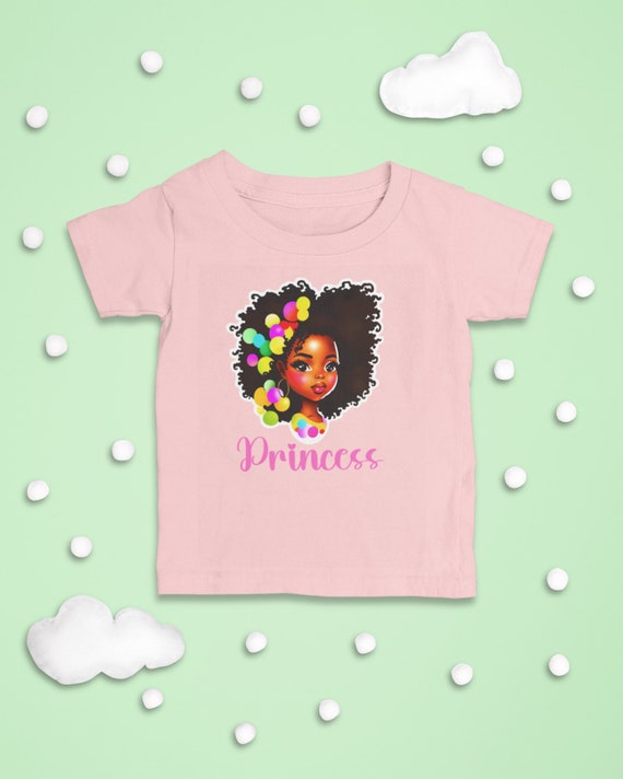 Toddler Shirt for Black Girls, Black Toddler Clothes, Princess Clothes for Toddlers, Black History Month, Black Lives Matter, Toddler Shirt