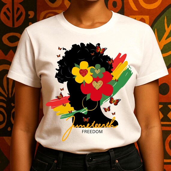 Juneteenth Tee, Express Shipping, Black People Tee, Afrocentric Shirt, African American Top, Black Culture Apparel, Inspirational, Cute