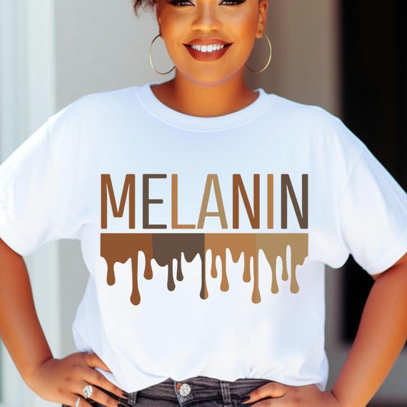 Melanin Tee, Black History Unisex Jersey Short Sleeve Tee, Black Women Fashion Gift, Black Empowerment Shirt, Gift for Her, Mom, Sister