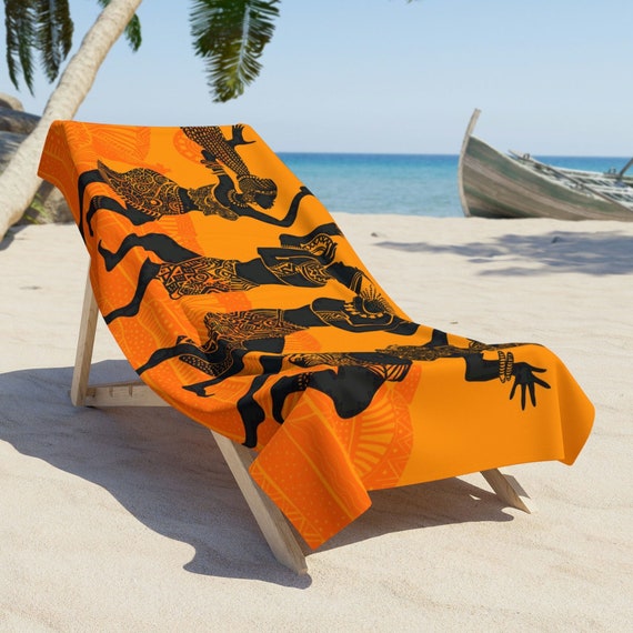 African beach towel, beach towel, summer gift, african gift, gifts for black people