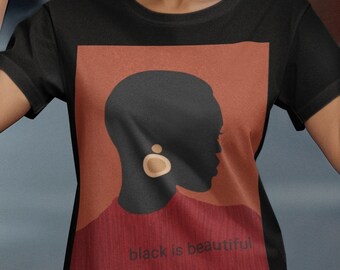 Black is Beautiful Short Sleeve Women's/Unisex Jersey T-Shirt