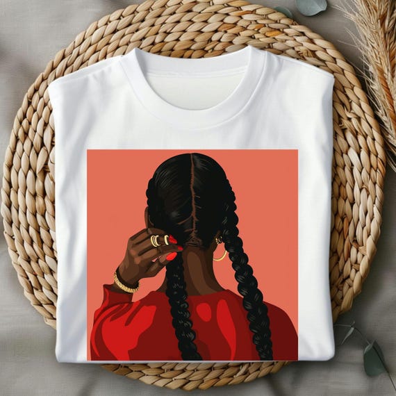 Afrocentric African American Black Woman Unisex Tee Shirt, Black Culture Clothing, Ethnic Gift, Melanin Shirt, Dashiki Fashion Top