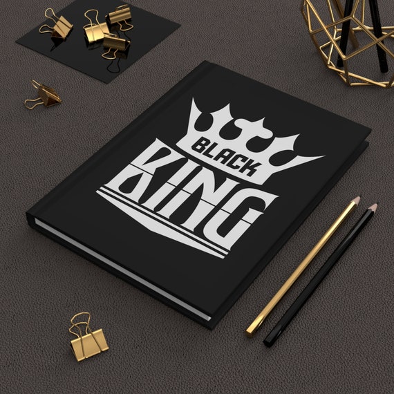 Fathers Day Gift, Black Fathers Day Gift, Gift for Black Men, Black King Journal