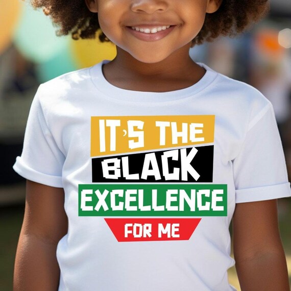Black Excellence Toddler Short Sleeve Tee - Kids Clothes, Black Empowerment, Black Culture, Black Lives Matter, Black History Month, Black