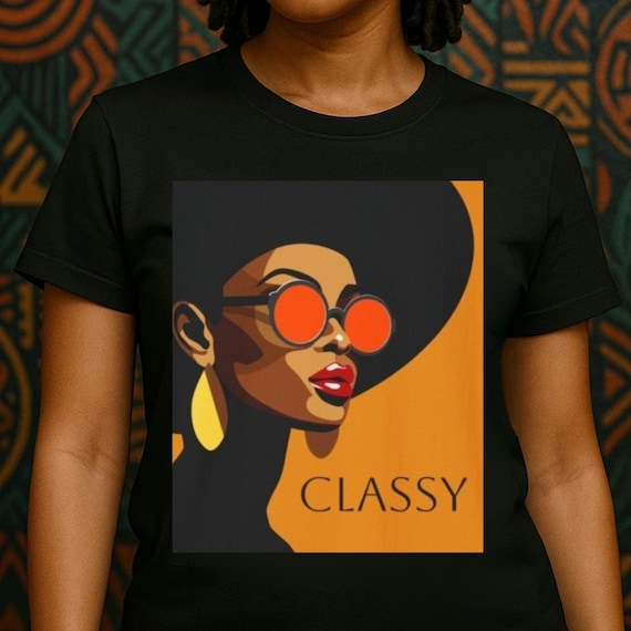 Black Culture Fashion Unisex Softstyle T-Shirt, Afrocentric Tee, Stylish Jersey Short Sleeve Tee, Christmas Gift for Her, Black Art Shirt,