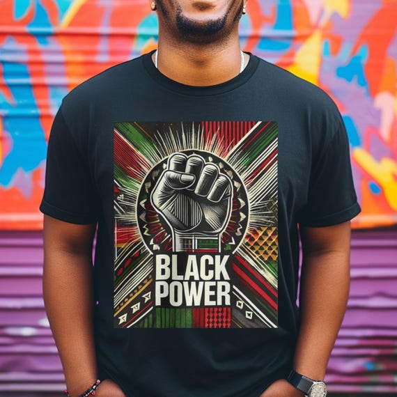 Empowering Black Power Tee, Unisex Heavy Cotton Shirt, Activism T-Shirt, Social Justice Apparel, Race Awareness Clothing