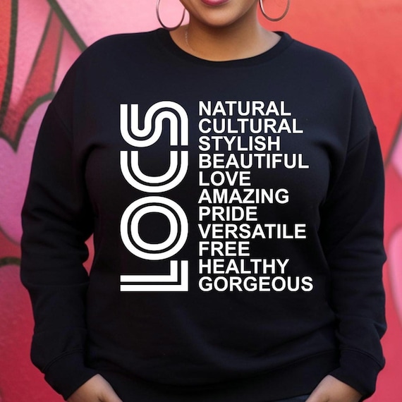 Afrocentric Locs Crewneck Sweatshirt, Black Culture Unisex Sweatshirt, Natural Hair Gift, Black Pride Apparel, African American Fashion