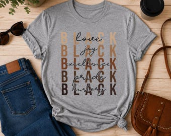 Black Excellence Empowerment-T-shirt - Uniseks affirmatieshirt