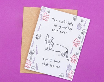 funny birthday card | I love that for me | cat | hilarious birthday card