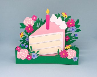 Pop Up Card SVG, Cricut Projects, Cricut Designs, SVG Files for Cricut, Birthday Card SVG, Diy card
