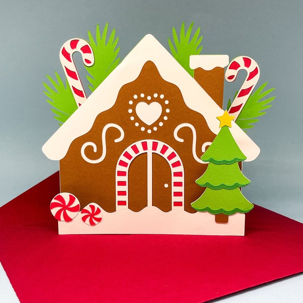 Pop up Gingerbread House - Etsy
