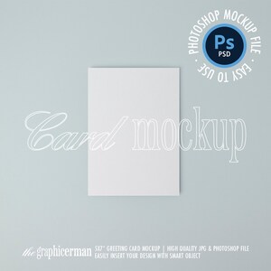 Maquete de cartão comemorativo 5x7, maquete de cartão de agradecimento, maquete de convite, objeto inteligente, estoque de estilo mínimo, maquete de cartão flatlay, maquete PSD POD