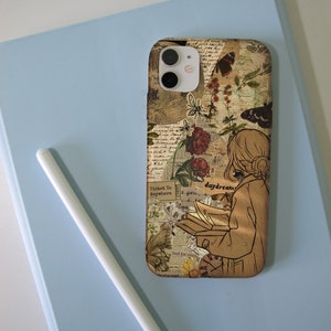 Book Lover Phone Case Scrapbook Collage Trendy phone Case for IPhone 15 14 13 12 11 Pro Max Case