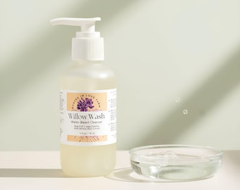 Willow Wash – K-Beauty Daily Exfoliating Cream Cleanser with Ginseng & Willow Bark (3%)