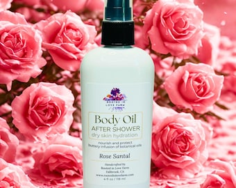 Nourishing Body Oil: Sunflower, Avocado & Shea Butter - After Shower